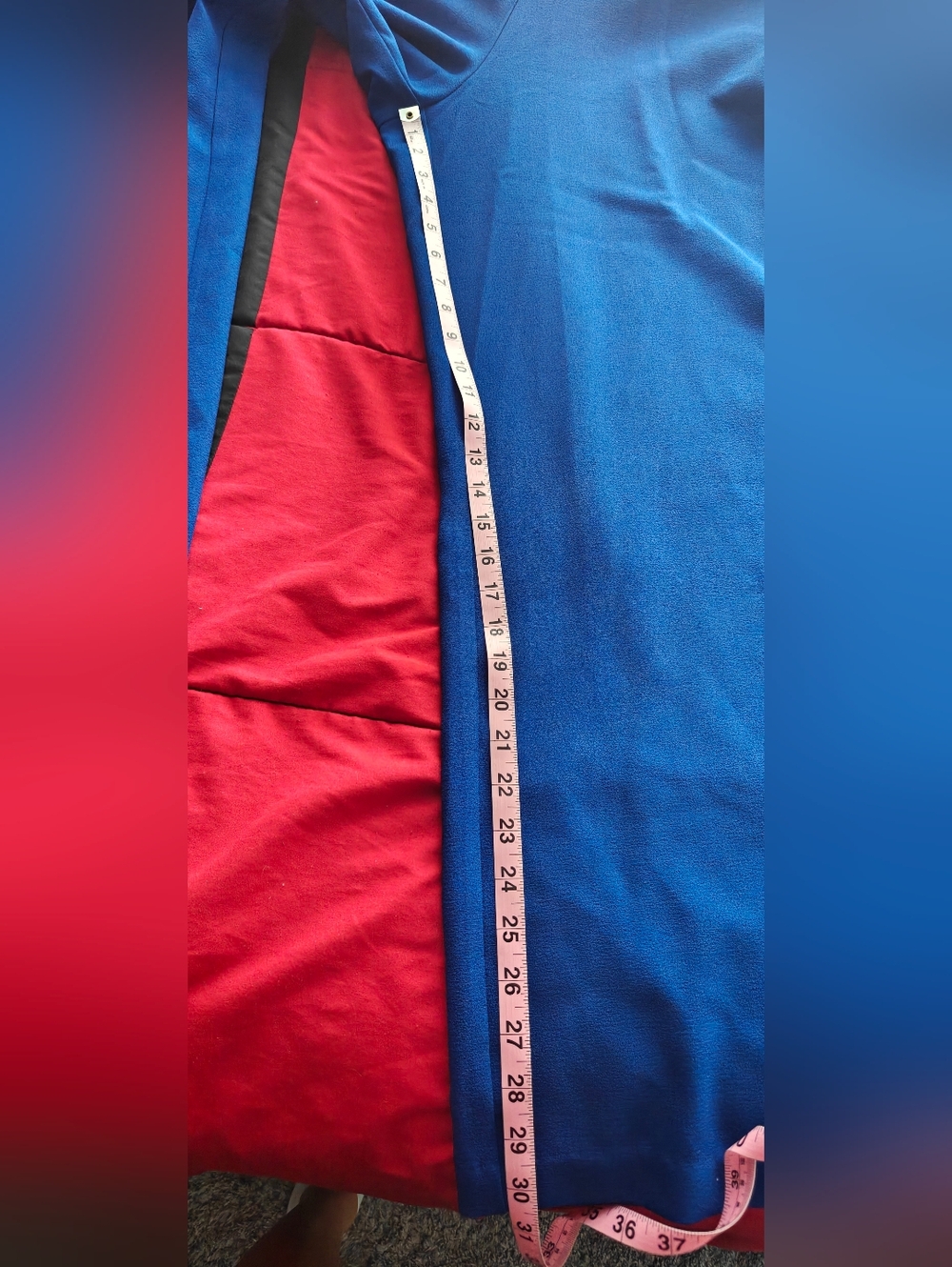 Julia Jordan Royal Blue Halter Jumpsuit - Picture 6 of 6